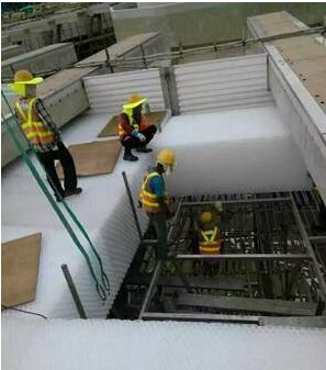 冷卻塔填料使用現場
